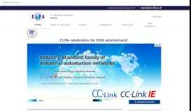 
							         CC-Link Partner Association (CLPA)								  
							    