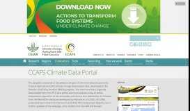 
							         CCAFS-Climate Data Portal | CCAFS: CGIAR research program on ...								  
							    