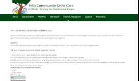 
							         CCB & CCR – Hills Community Child Care: In Olinda, Serving The ...								  
							    