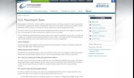 
							         CCC Placement Tests - City Colleges of Chicago								  
							    