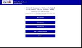 
							         CCCTI Self Service Student Password Portal								  
							    