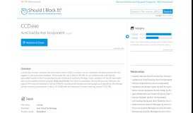 
							         CCD.exe - Should I Block It? (AcerCloud)								  
							    