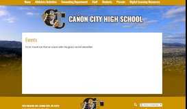 
							         CCHS Graduation | Cañon City High School								  
							    