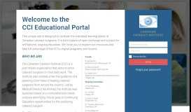 
							         CCI Portal: Home								  
							    
