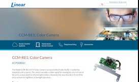 
							         CCM-RE1: Color Camera – Linear Solutions								  
							    