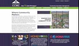 
							         CCMC | Community Association Management								  
							    