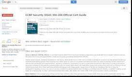 
							         CCNP Security SISAS 300-208 Official Cert Guide								  
							    