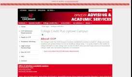 
							         CCP Requirements for Public School Students - UC Blue Ash College								  
							    
