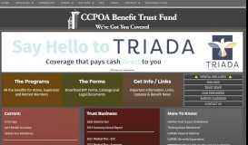 
							         CCPOA Benefit Trust Fund								  
							    
