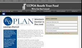 
							         CCPOA Western Dental - CCPOA Benefit Trust Fund								  
							    