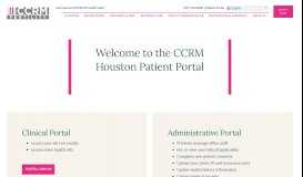 
							         CCRM Houston TX Patient Portal | CCRM Fertility Clinic								  
							    