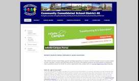 
							         CCSD 46 - Infinite Campus FAQ								  
							    