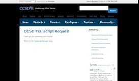 
							         CCSD Transcript Request | Clark County School District - Las Vegas								  
							    
