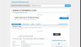 
							         ccteform13.com at WI. DP World - login - Website Informer								  
							    