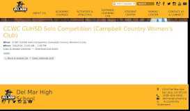 
							         CCWC CUHSD Solo Competition (Campbell Country Women's Club ...								  
							    