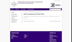 
							         CDA Competency Portal Pilot - Common Data Access Limited								  
							    