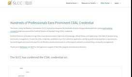 
							         CDAL Portal - Senior Living Certification Commission								  
							    