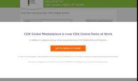 
							         CDK Global Perks at Work								  
							    