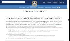 
							         CDL Medical Certification - Montana Department of Justice								  
							    