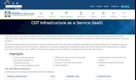 
							         CDT IaaS | CDT Services - California Department of Technology								  
							    