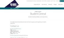 
							         CDU Student Central | Charles Darwin University								  
							    