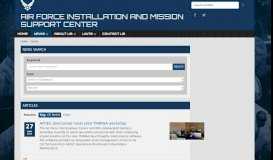 
							         CE Portal - Air Force Installation and Mission Support Center								  
							    