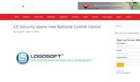 
							         CE Security opens new National Control Centre - Security News Desk								  
							    