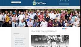 
							         Ceasefire Walks for Peace - Diocese of Oakland CA - Oakland ...								  
							    