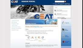 
							         CEAT Vendor Portal								  
							    