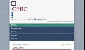 
							         CEBC » Safecare › Program › Detailed								  
							    