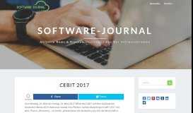 
							         CeBIT 2017 - Software-Journal								  
							    