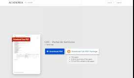 
							         CEC - Portal de Servicios | David Vega - Academia.edu								  
							    