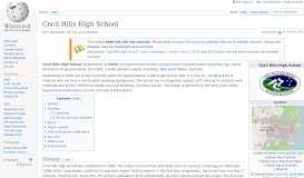 
							         Cecil Hills High School - Wikipedia								  
							    