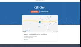 
							         CED Clinic Client Portal | SimplePractice								  
							    