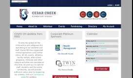 
							         Cedar Creek Booster Club - Home Page								  
							    