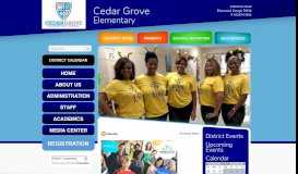 
							         Cedar Grove Elementary School								  
							    