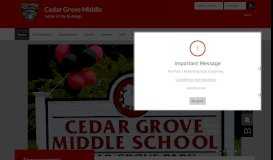
							         Cedar Grove Middle / Homepage - Brunswick County Schools								  
							    