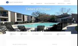 
							         Cedars at Ellington Apartments, Houston, TX - Official Website								  
							    