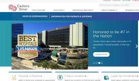 
							         Cedars-Sinai: A Non-Profit Hospital in Los Angeles								  
							    