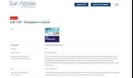 
							         CEF - European eJustice Portal | EuroAccess - Macro-Regions								  
							    