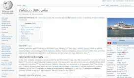 
							         Celebrity Silhouette - Wikipedia								  
							    