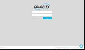 
							         Celerity Telecom | Login								  
							    