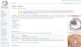
							         Celiac artery - Wikipedia								  
							    