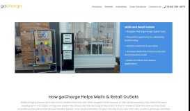 
							         Cell Phone Charging Stations for Malls and Retail Outlets | goCharge								  
							    