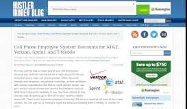 
							         Cell Phone Employee Student Discounts for AT&T, Verizon, Sprint ...								  
							    