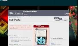 
							         Cell Portal | Android Netrunner Comprehensive Unofficial Rules Wiki ...								  
							    