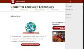 
							         CeLT Language Portal								  
							    