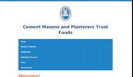 
							         Cement Masons and Plasterers Trust Funds								  
							    
