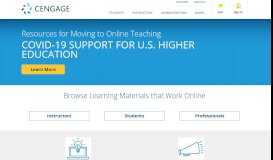 
							         Cengage: Digital Learning & Online Textbooks								  
							    