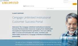 
							         Cengage Unlimited Customer Success Portal								  
							    